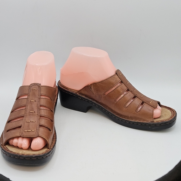 Dr Scholls Michelle 1.75" heel slipon open toe sandals size 7 - Picture 7 of 16